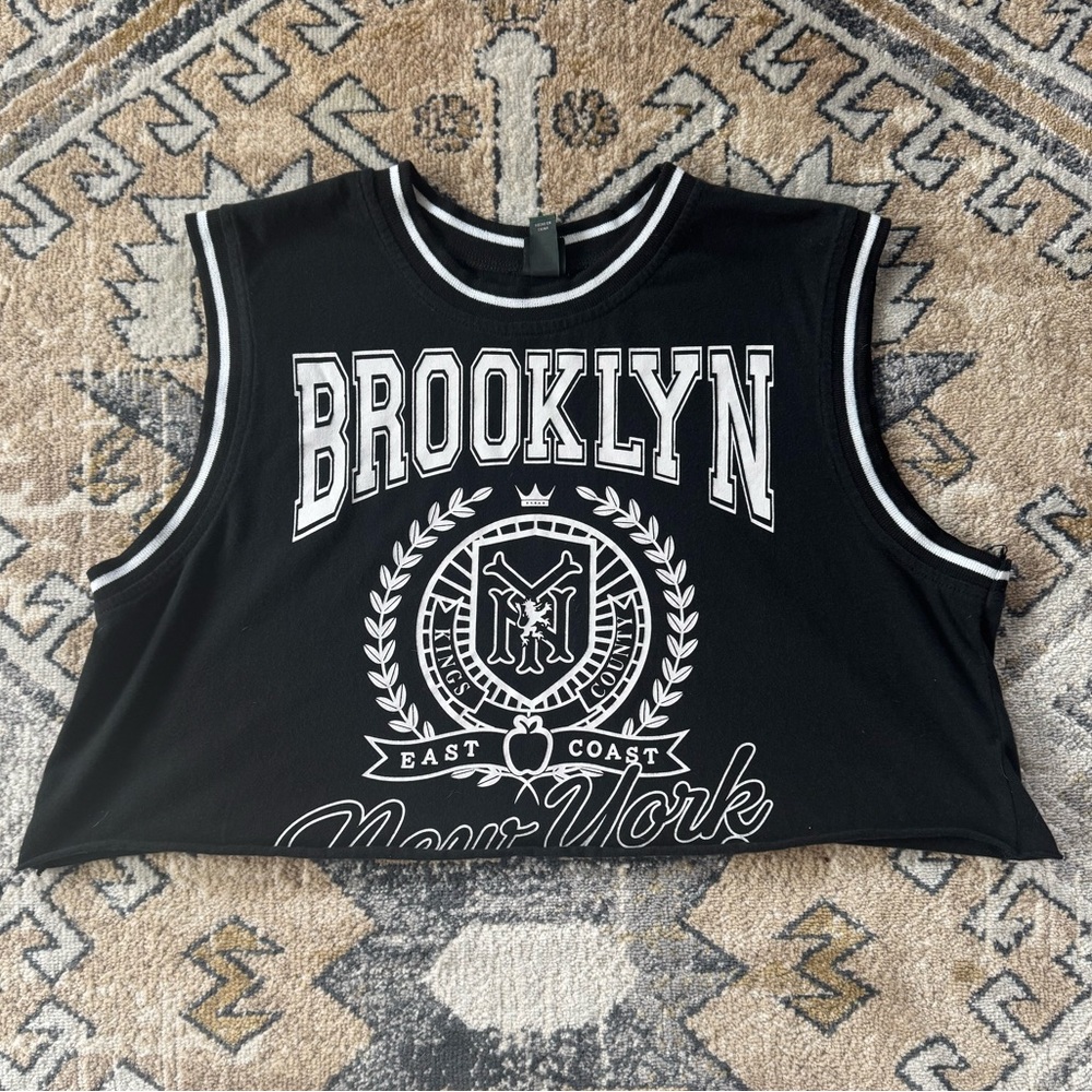 Wild Fable Black Brooklyn Crop Top